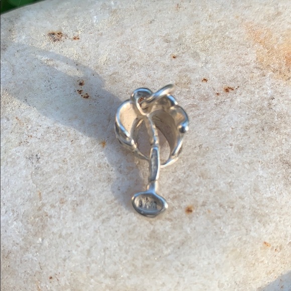 Sterling Silver Palmetto Tree Charm - Picture 5 of 12